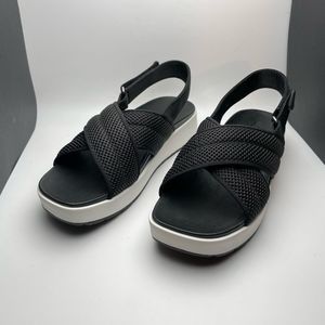 NWOB!! UGG Women's Nella Sandal, Sz 8.5, Black Mesh